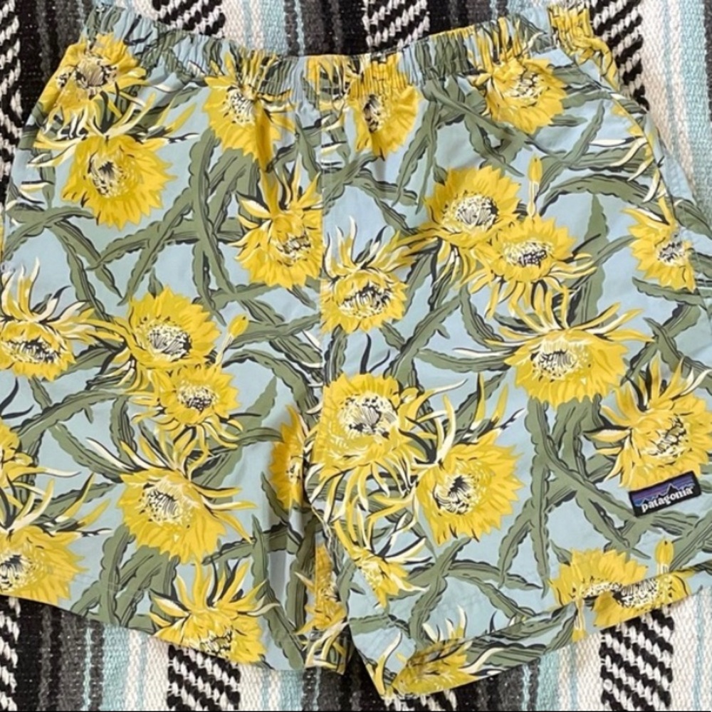 Vintage Patagonia sunflower shorts